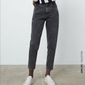 Zara mom jeans